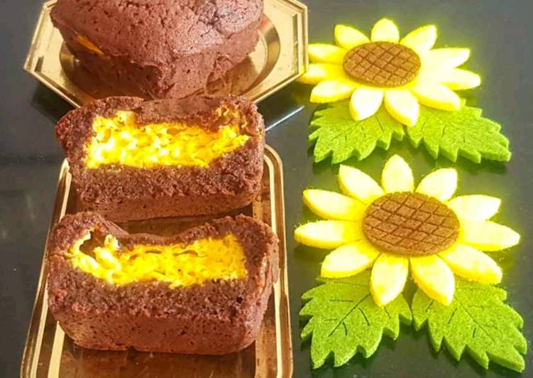 Rasmalai Stuffed Brownies