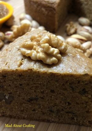 A picture of Whole Wheat Flour Cake With Brown Sugar – Tea Time Cooker Cake.