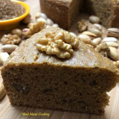 Whole Wheat Flour Cake With Brown Sugar – Tea Time Cooker Cake Recipe ...