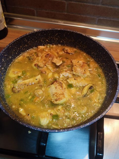 Una foto de Filetes de merluza en salsa