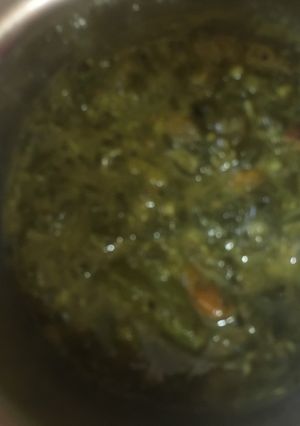 A picture of Palak Dal.