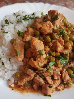 Zöldborsós sertéstokány recept fotója