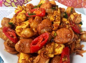 Foto resep Sosis Saus Tiram ala Nasi Gila