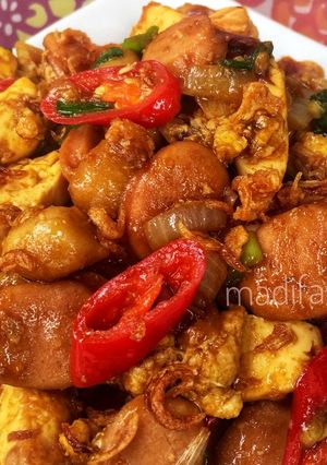 Foto resep Sosis Saus Tiram ala Nasi Gila