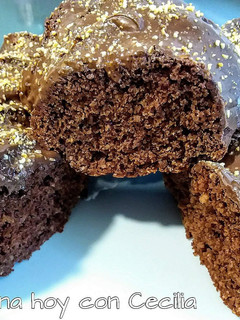Una foto de Bizcocho de chocolate y almendra