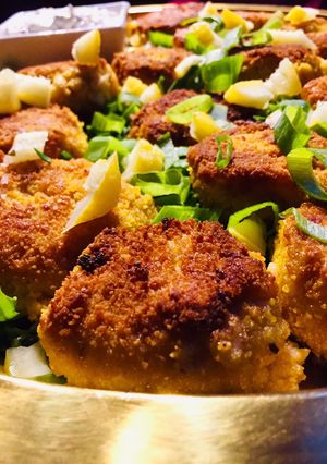 A picture of Tuna fishcakes.