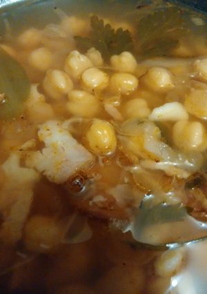 Una foto de Sopa de garbanzos