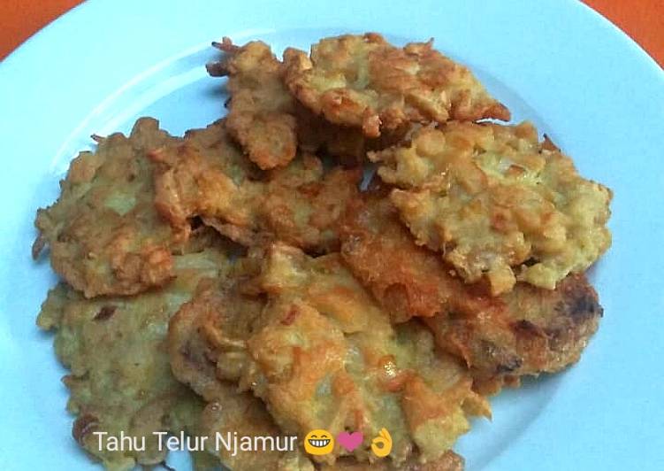 Bakwan Tahu Telur Njamur 😁❤👌