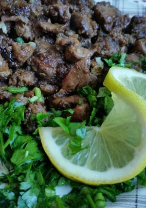 صورة لوصفة كبدة دجاج