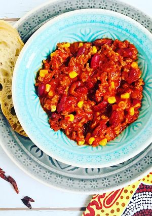Chilis bab recept fotója