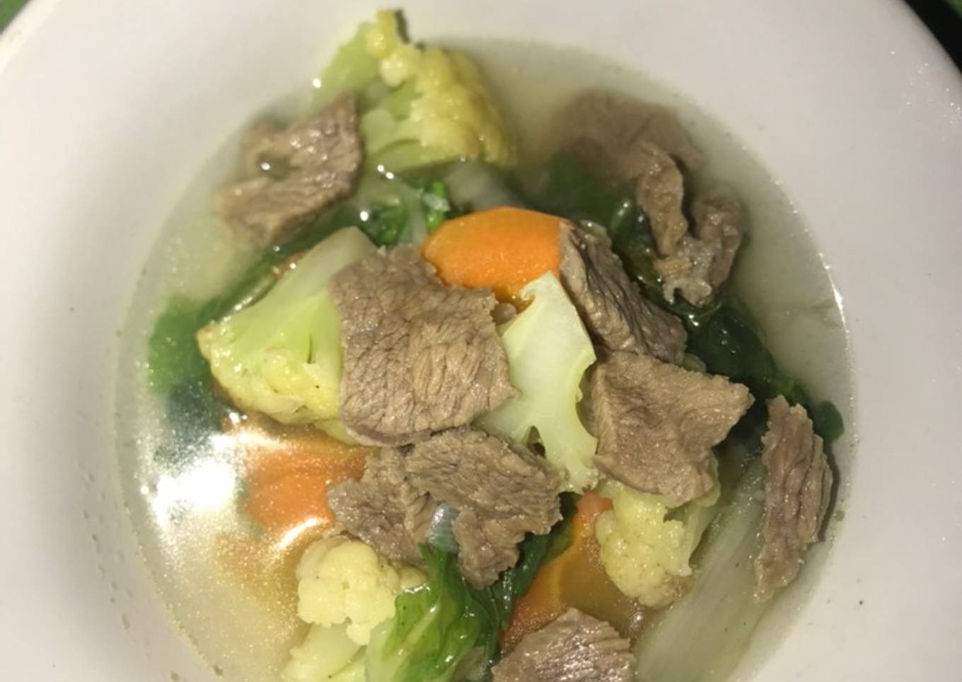 Sop daging sapi favorite suami