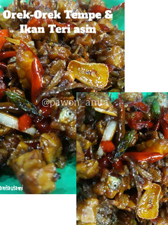 Foto resep Orek-Orek Tempe dan Ikan Teri Asin