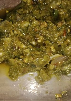 Foto resep Sambal cabe ijo simple