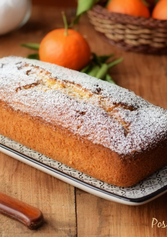 Una foto de Cake de mandarina y jengibre