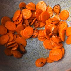 A picture of Seared carrots.