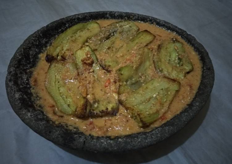 Pecel Terong Ala-ala