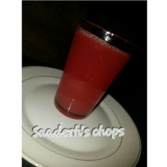 A picture of Watermelon juice 🍉.