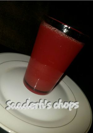 A picture of Watermelon juice 🍉.