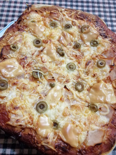 Una foto de Pizza casera rápida