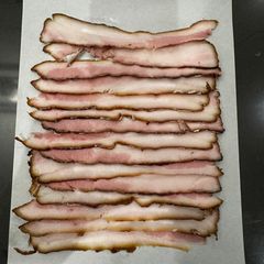 A picture of Home Made Smoked Bacon - 20% Cost and you know WOW :P.