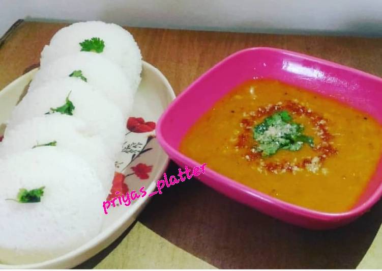 Easiest Way to Make Ultimate Idli Sambhar