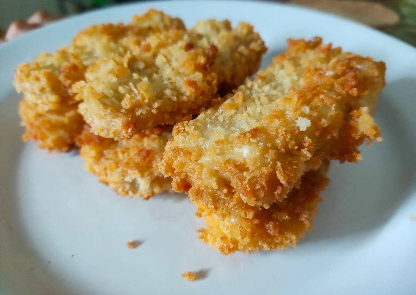 Tempe goreng tepung panir crispy
