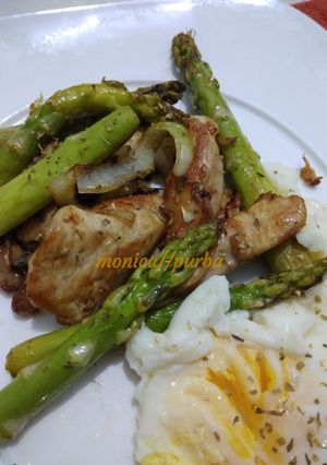 Foto resep Ayam tumis asparagus