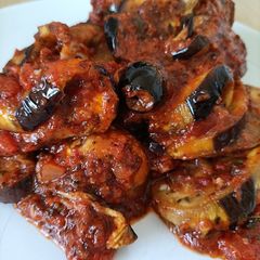 Eggplant with Olives A picture of Eggplant with Olives.