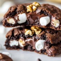 A picture of Rocky Road Cookies.