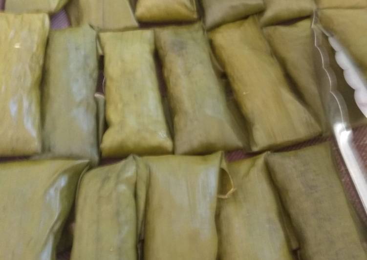 Resep Lepet pisang ketan Anti Gagal