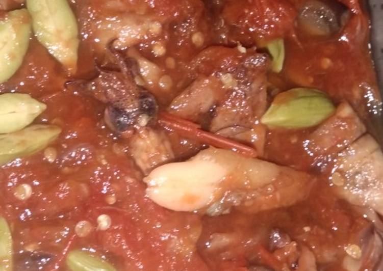 Bagaimana Menyiapkan Sambal gammi cumi asin petai, Sempurna