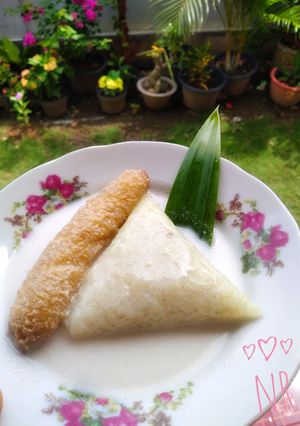 Foto resep Lupis kuah santan