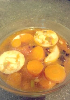 A picture of Egg soup #newauthourchallenge.