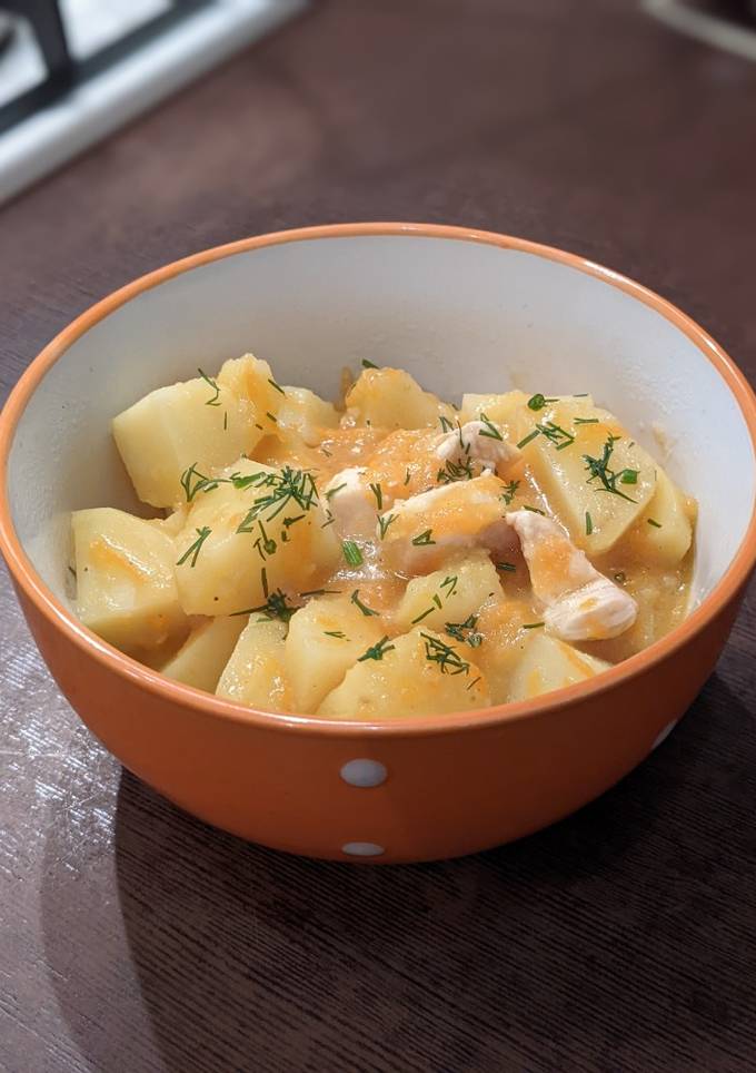 Печеня з курки в мультиварці