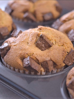 A picture of Chocolate ChunkPistachio Muffins.