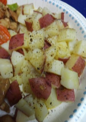 A picture of Native American Salt Potatoes.
