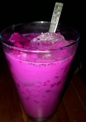 Foto resep Es buah naga