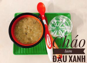 Hình của món Ăn dặm - Cháo lươn đậu xanh.