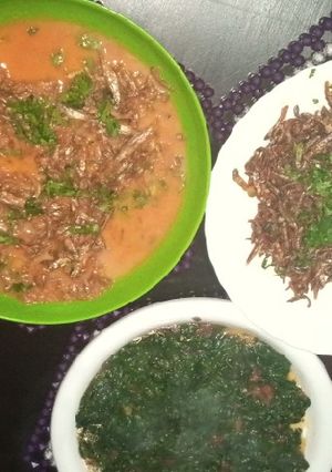 A picture of Fried omena + collabo of (mito &mrenda).