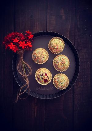 A picture of Thandai Rainbow Balls.