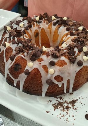 Una foto de Budín cuatro cuartos con chips de chocolate🍫