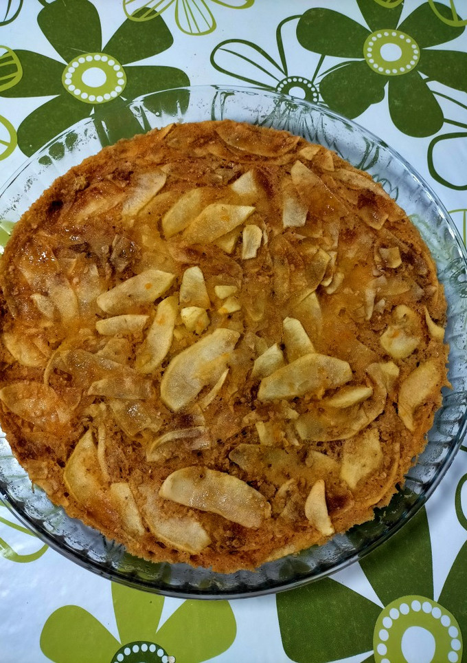 Una foto de Tarta de manzana al microondas