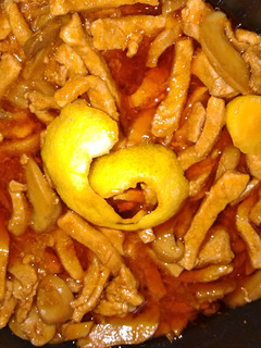Foto de "Tiras de porco com Cogumelos"
