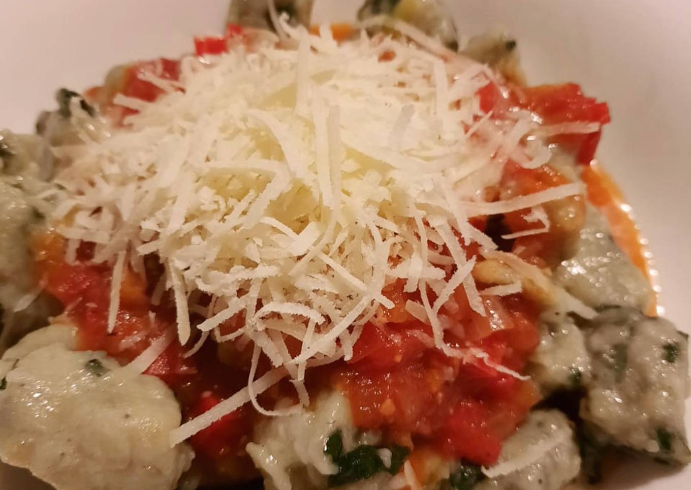 Ñoquis de Espinaca, Papa y Batata