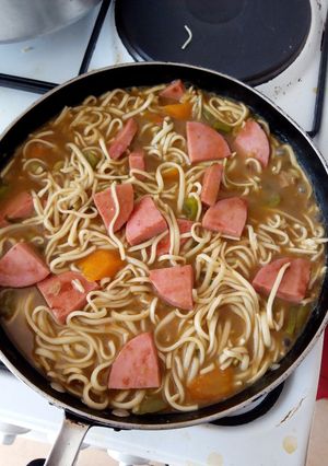 A picture of Curry-Udon.