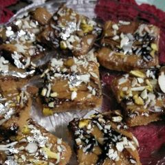 A picture of Choco dry fruits barfee.