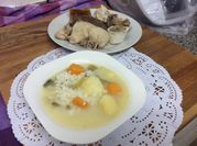 Una foto de espinazo con arroz