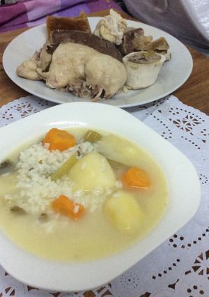 Una foto de Cocido de arroz en olla GM