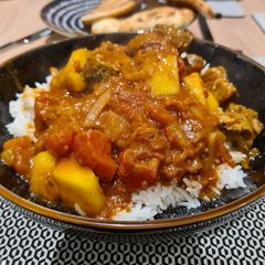 Lamb & Mango Curry A picture of Lamb & Mango Curry.