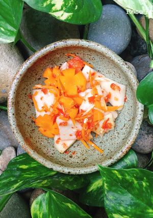 Hình của món Kim Chi Su Hào.